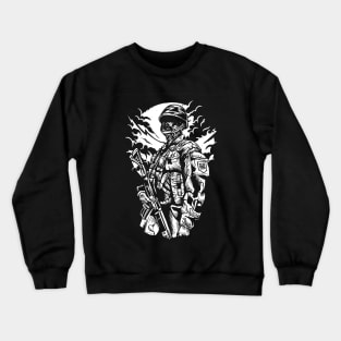 Zombie Soldier Crewneck Sweatshirt